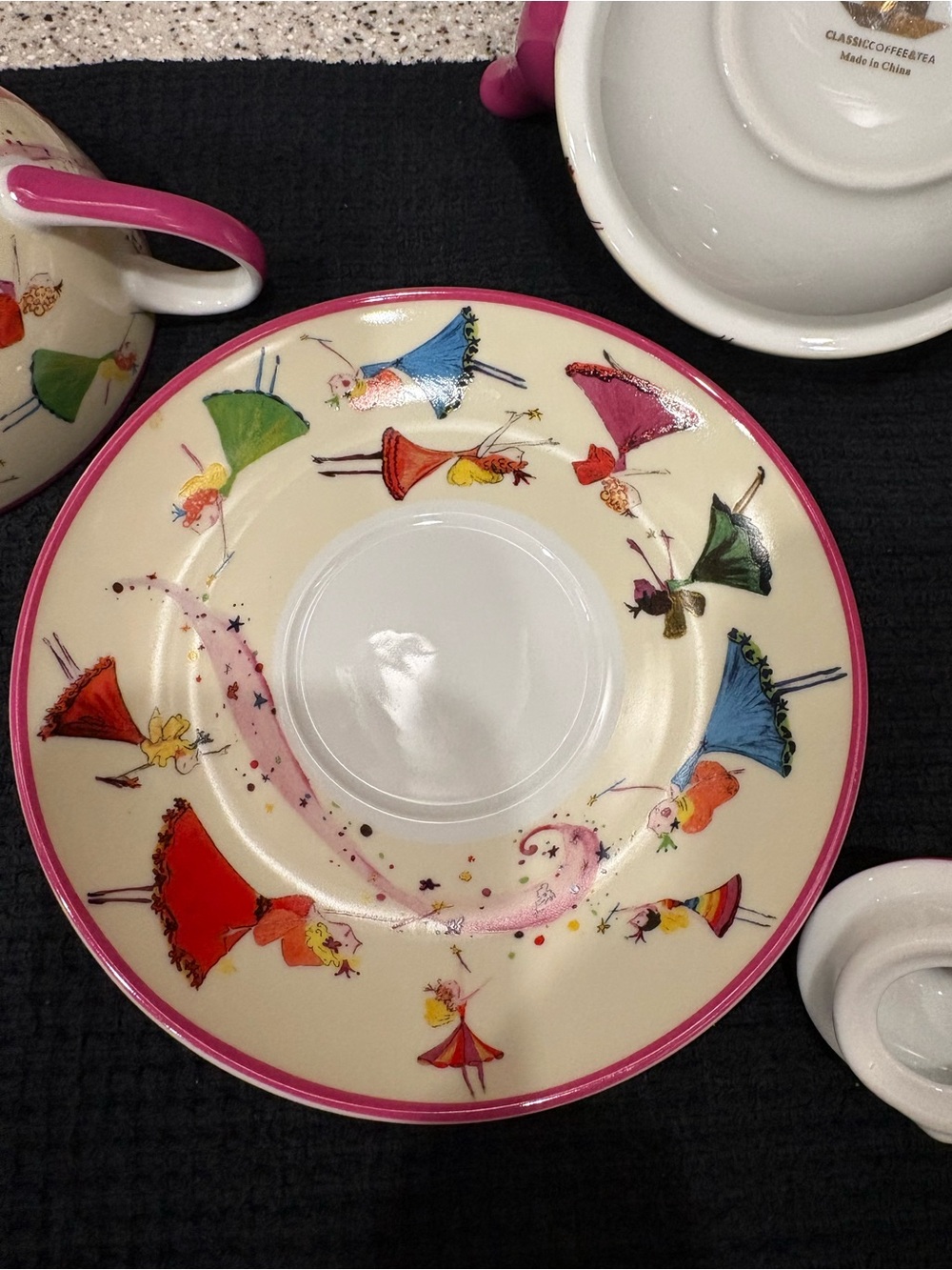 Yedi Houseware Classic Coffee and Tea Dancing Fairies Tea for One set - Picture 8 of 11